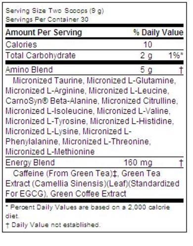 Optimum Nutrition Essential Amino Energy Ingredients