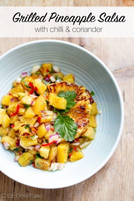 Grilled Pineapple Salsa With Chilli & Coriander