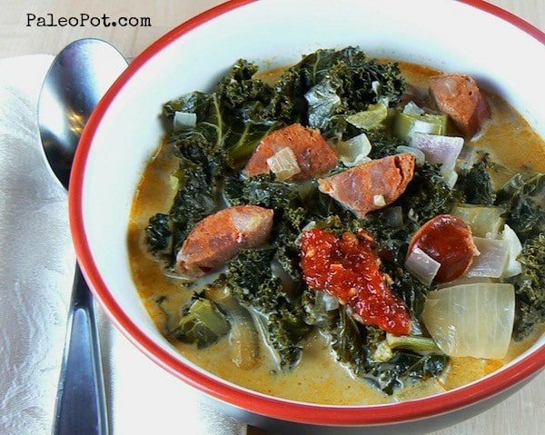 One-Pot Chorizo and Kale Soup