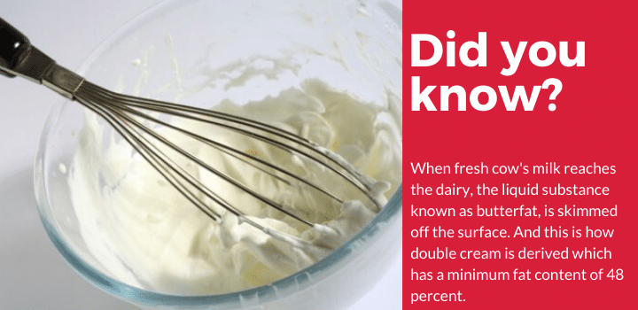 double cream facts